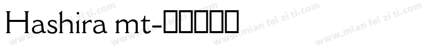 Hashira mt字体转换
